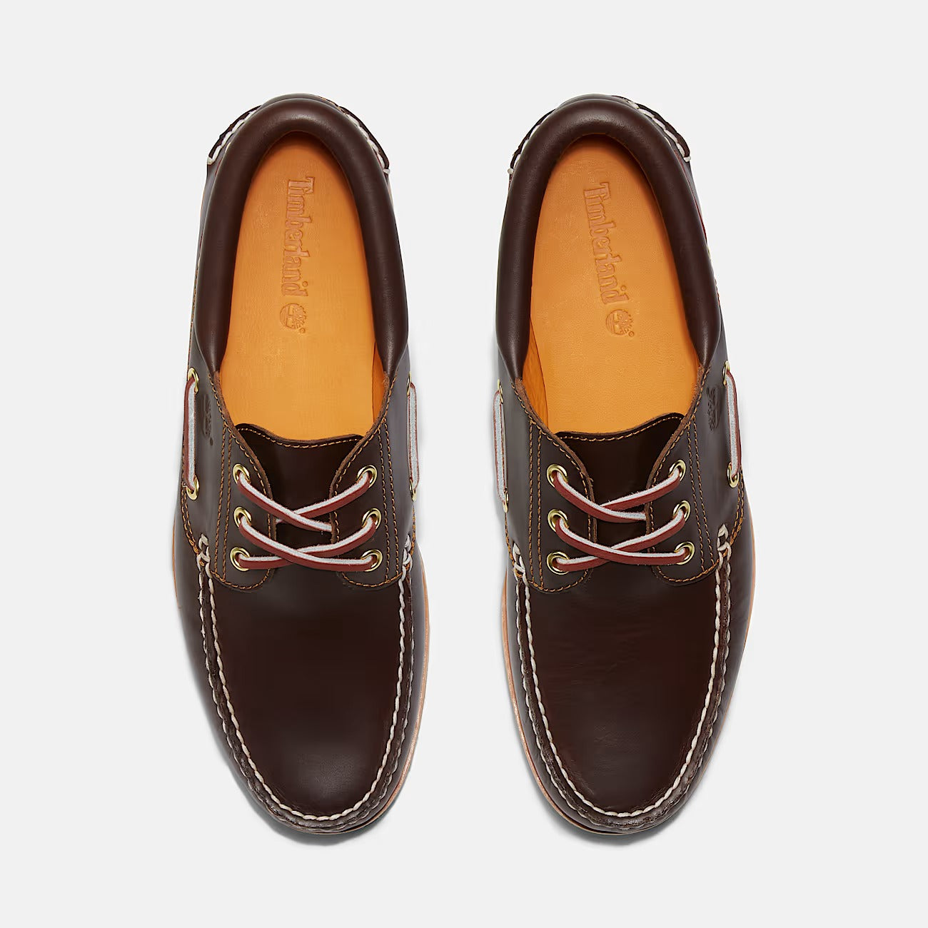 Timberland Authentic 3-Eye Lug TB030003 scarpa barca marrone pelle