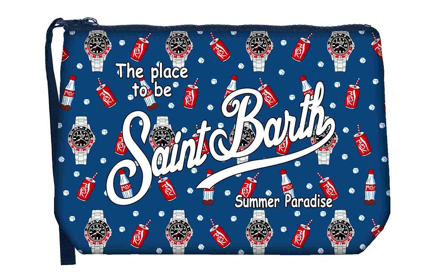 MC2 Saint Barth Aline 07717L pochette navy fantasia