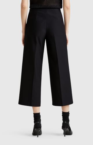 Benetton 42a8df08r pantaloni donna taglia 42 cotone cropped
