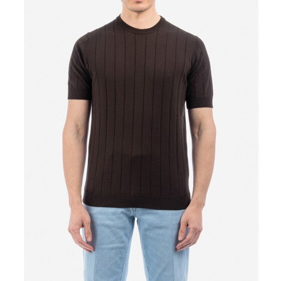 Filippo De Laurentiis GC1MC CR14C190 maglia marrone