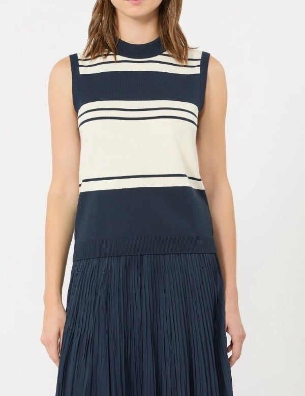 Weekend Max Mara WKDNAZIONE014 maglia righe bianco blu