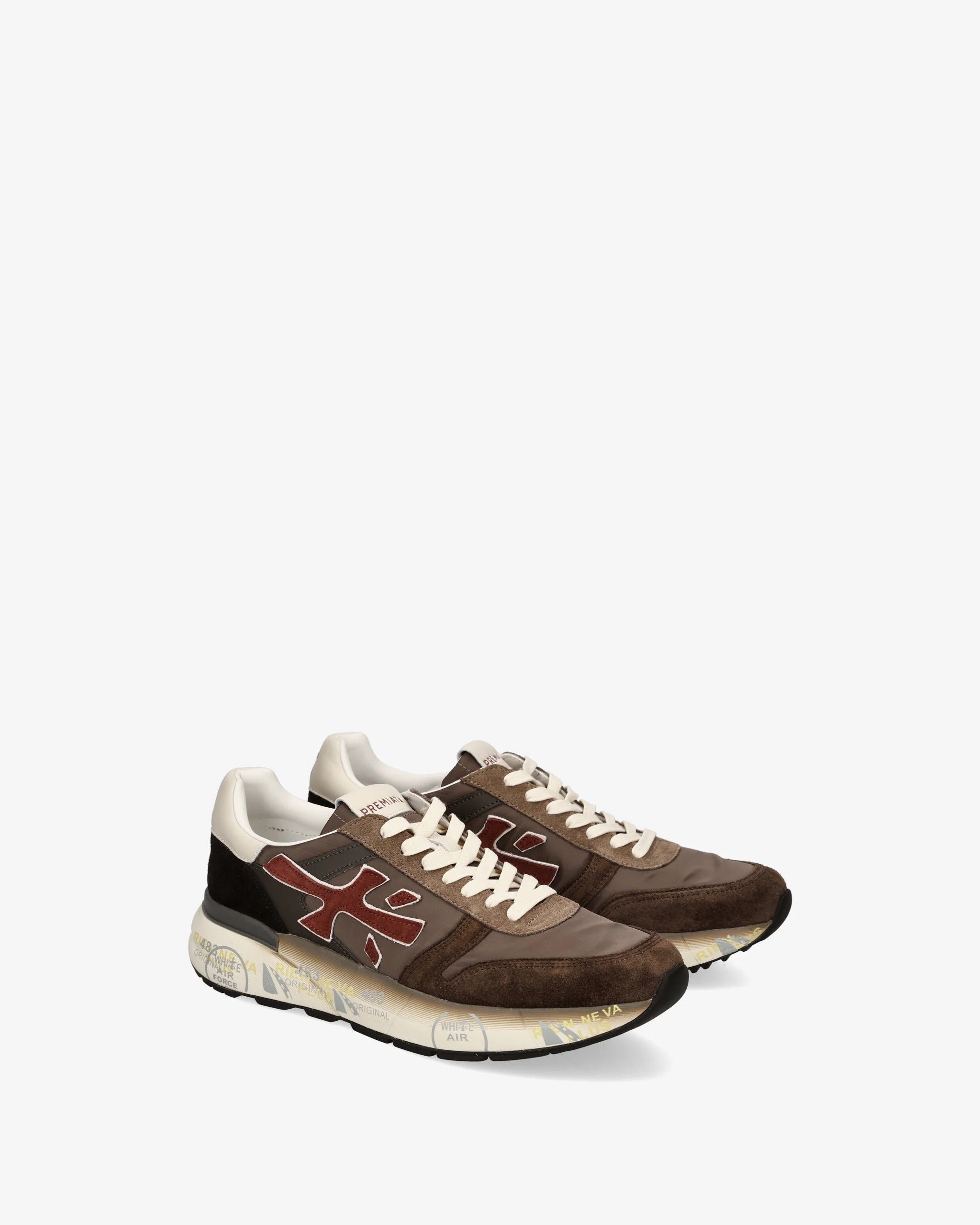 Premiata Mick 7714 Sneakers Uomo Marrone Suede