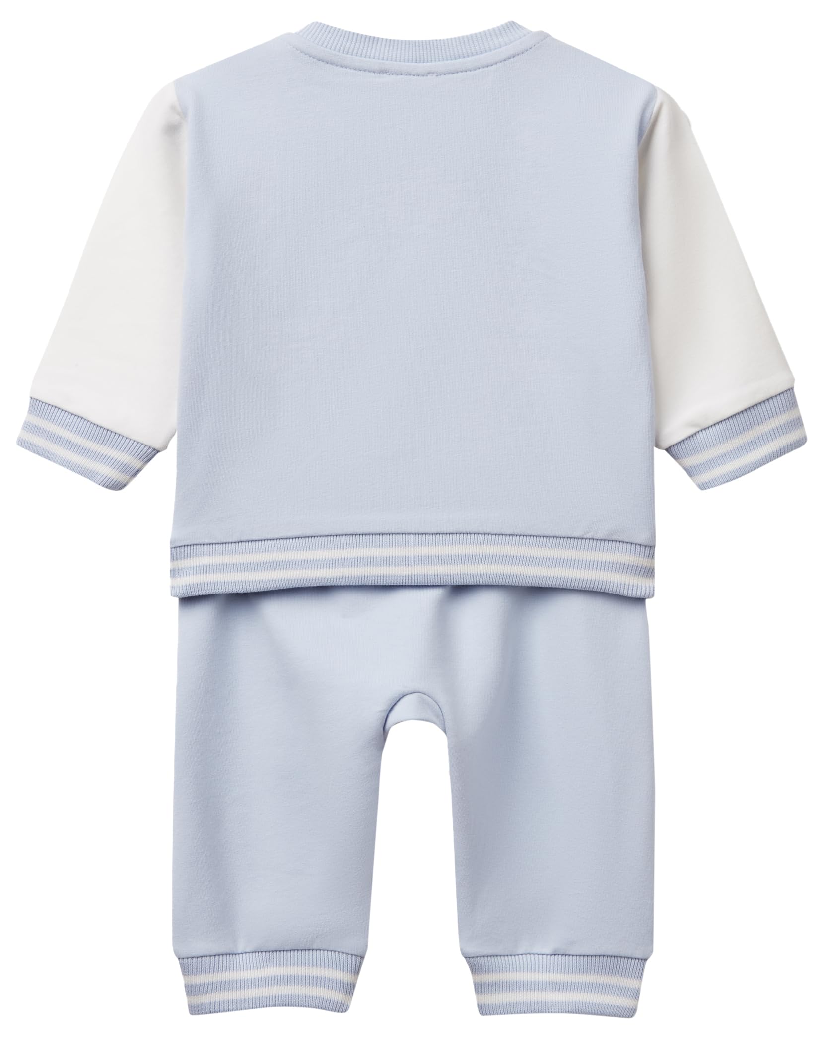 Benetton Comp. Tuta Felpa Unisex Girocollo Stretch Logo