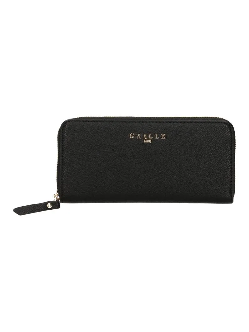 Gaelle Paris GAACW03033 portafoglio nero zip-around