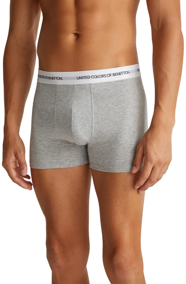 Benetton Boxer Uomo Cotone Organico 9 Cm