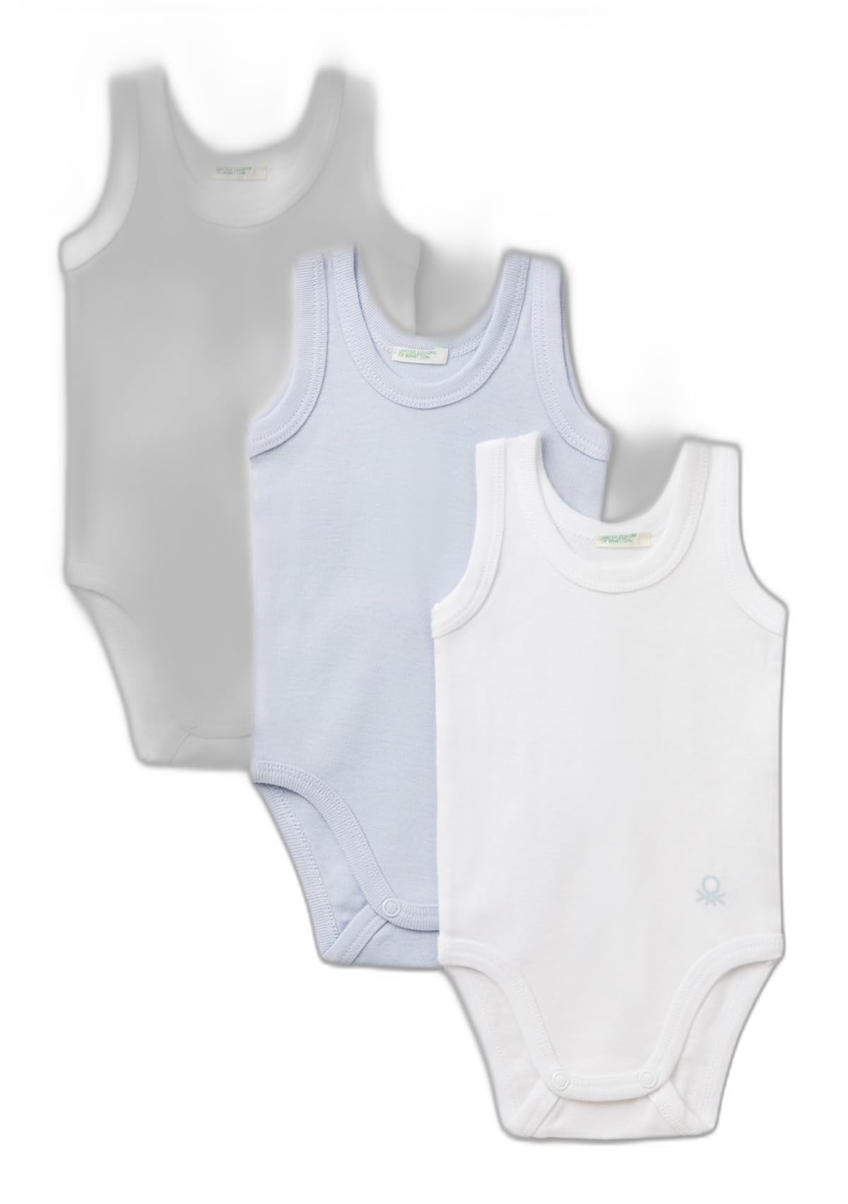 Benetton Body Neonato Canotta Cotone 3 Pezzi 50