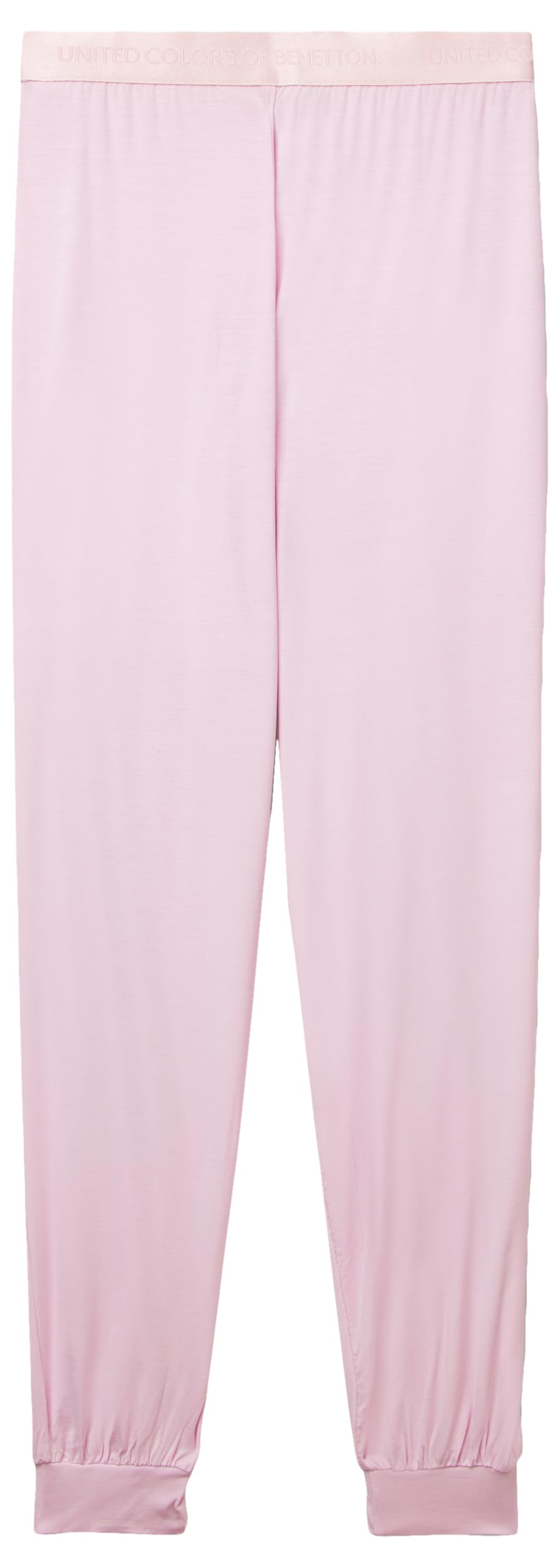 Benetton Pantalone 36mx3f047 Pigiama Donna S Rosa Modal