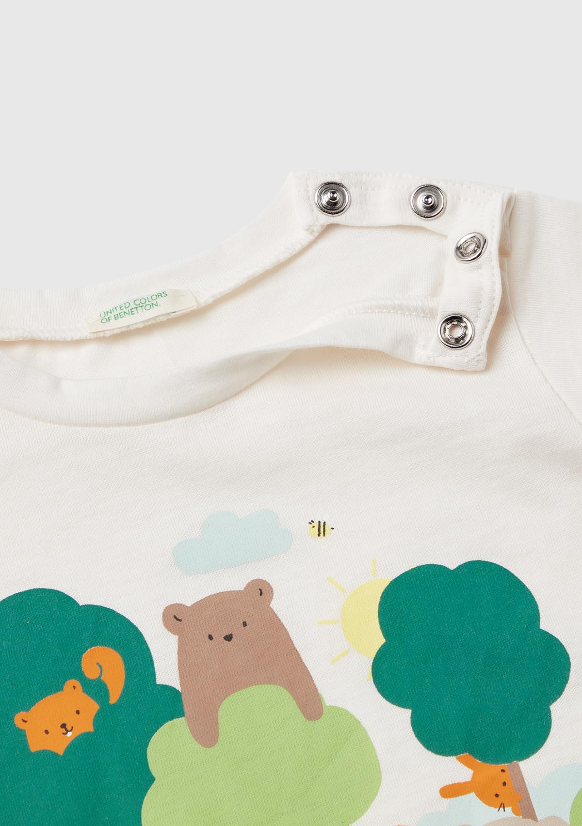 Benetton T-shirt bimbo 50 cotone organico mezza manica