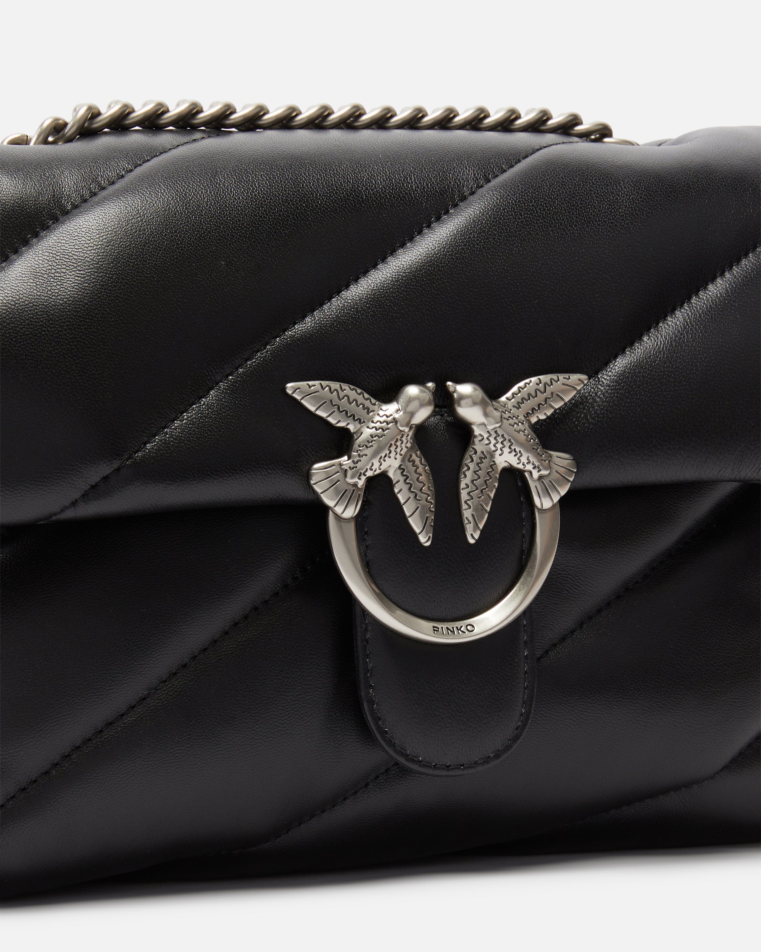 Pinko Love Puff Classic 100038 A0F2 borsa nera trapuntata