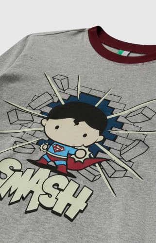 Benetton 3VR50P08V Pigiama Bambino Cotone Grigio S