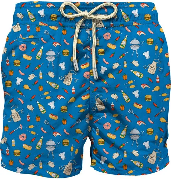 MC2 Saint Barth Lighting Micro Fantasy 08097L boxer mare blu BBQ