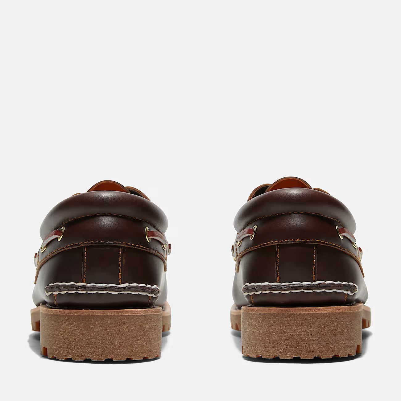 Timberland Authentic 3-Eye Lug TB030003 scarpa barca marrone pelle