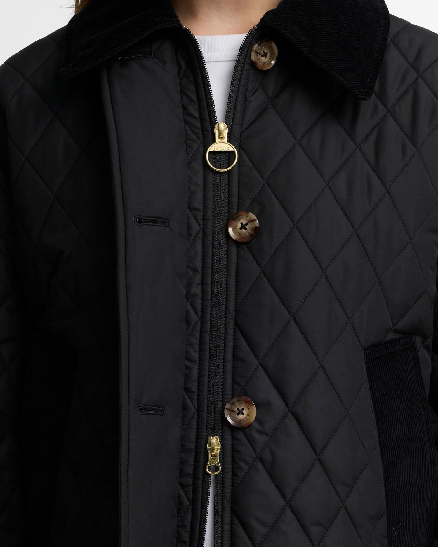 Barbour Moira Quilted LQUI1940 giacca trapuntata nera