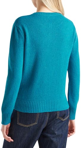 Benetton Maglieria Cardigan Donna Girocollo Regular Tinta Unita