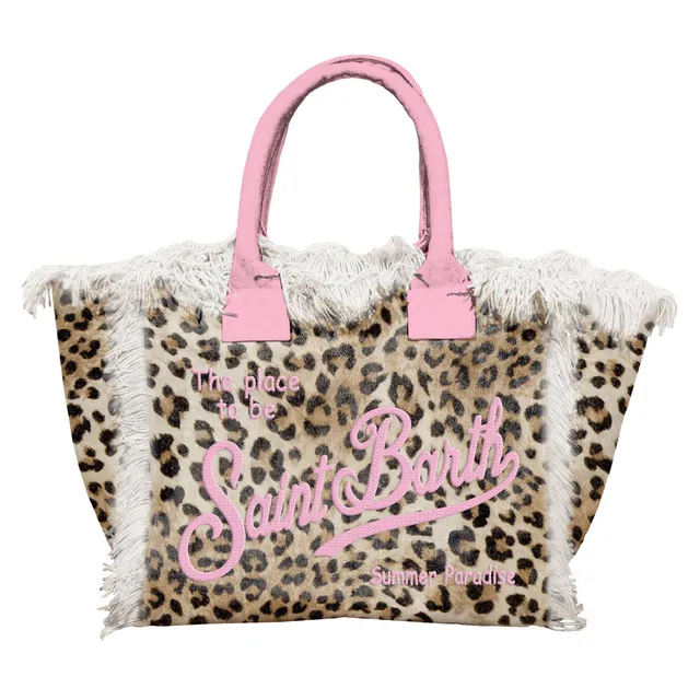 MC2 Saint Barth Colette 02591L borsa leopard sand