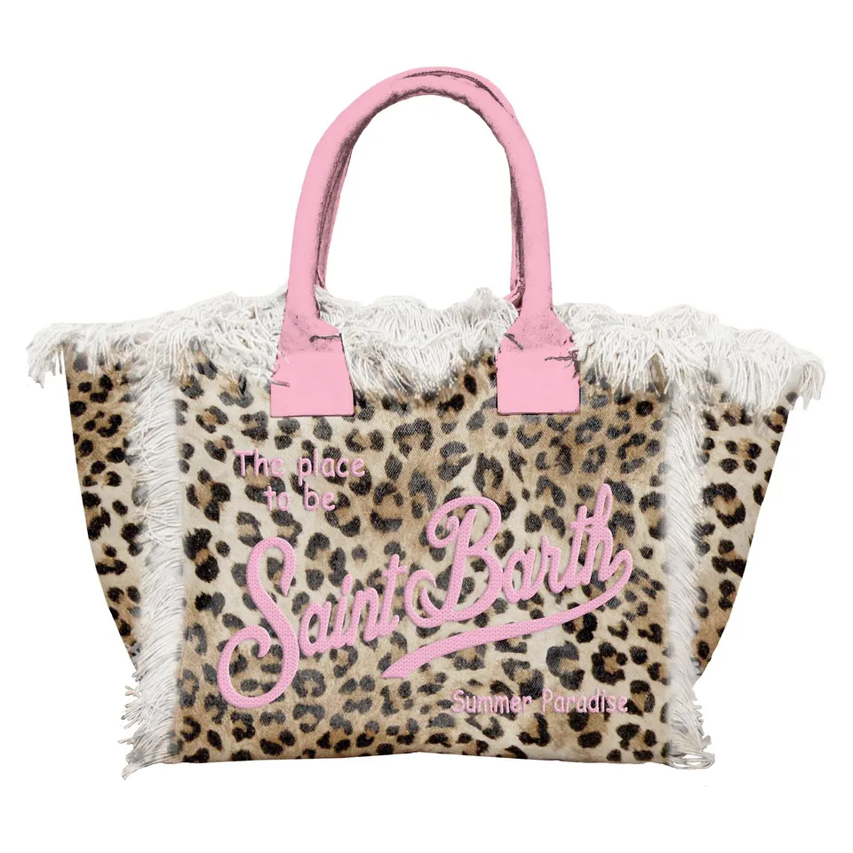 MC2 Saint Barth Colette 02591L borsa leopard sand
