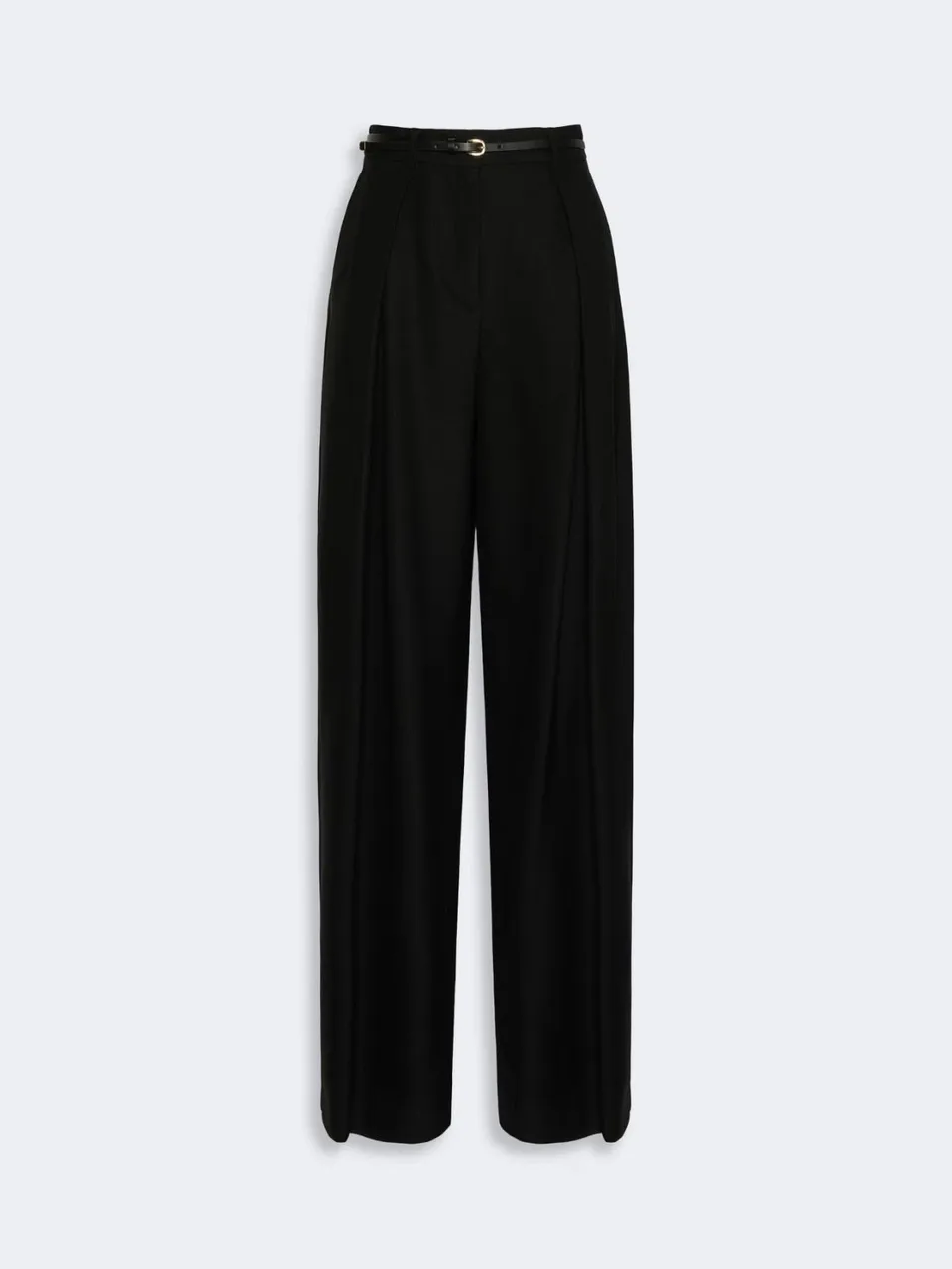 Max Mara Studio Aere MSTAERE005 Pantalone Donna Nero Lana