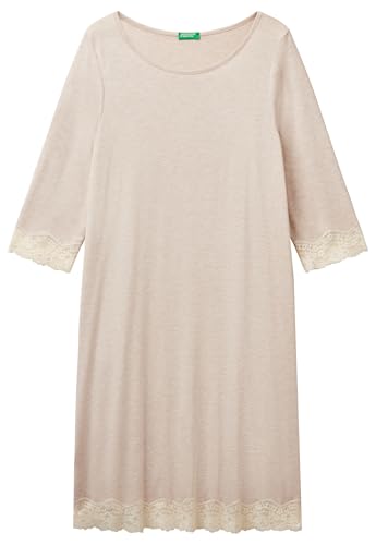 Benetton Intimo Camicia Notte 3z123c01f Donna XS viscosa pizzo