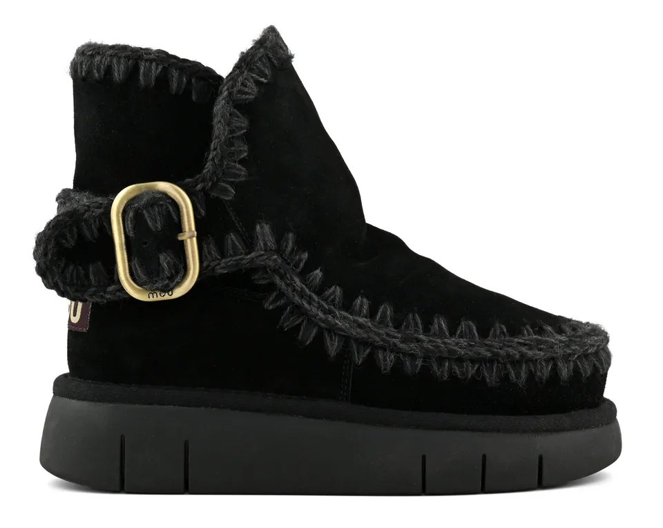 Mou Bounce Boot FW531020A Stivaletto Donna Nero Pelle