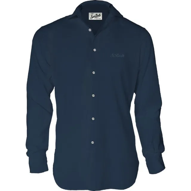 MC2 Saint Barth Chemise Ice 00097L camicia uomo navy cotone