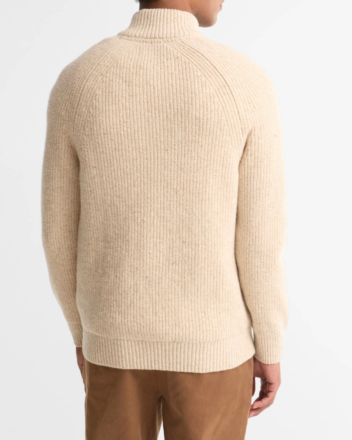 Barbour MKN1757 maglione uomo Pearl mezza zip
