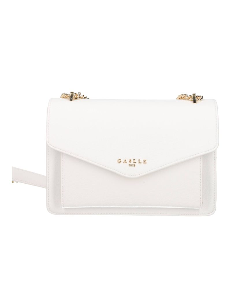 Gaelle Paris GAACW03060 Borsa Bianca Tracolla 24x16 cm