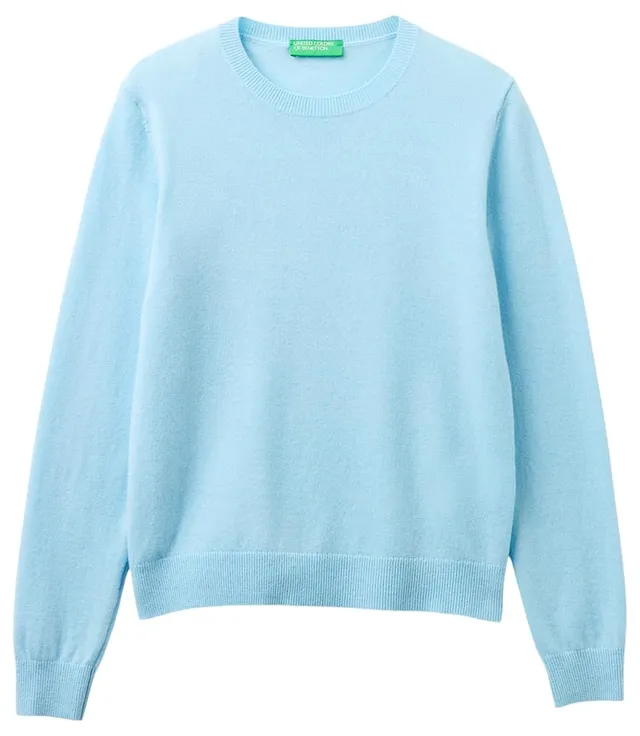 Benetton Maglieria 1002d1k01 maglia girocollo blu XXS