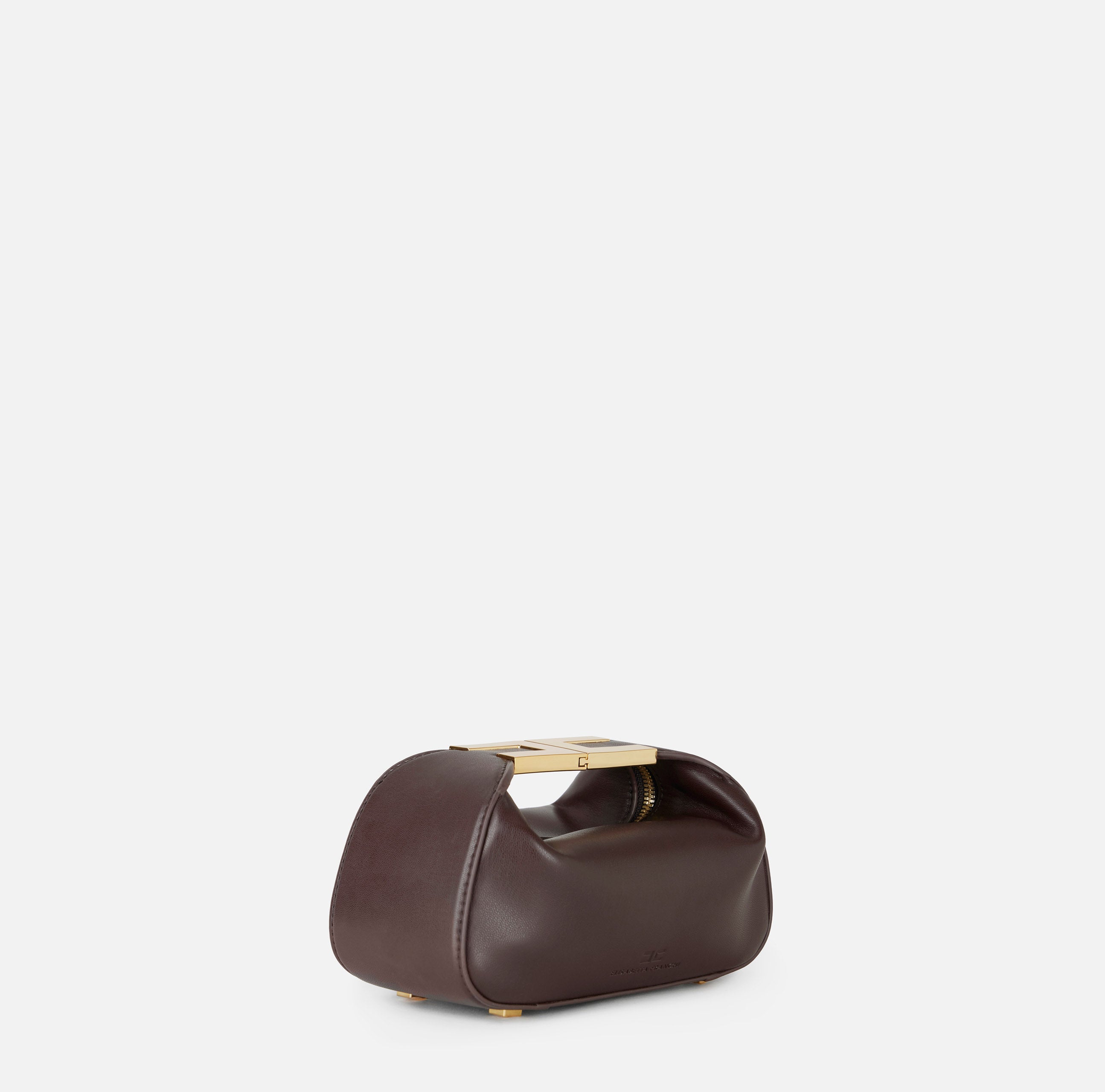Elisabetta Franchi BS07A62E Borsa hobo cacao ecopelle