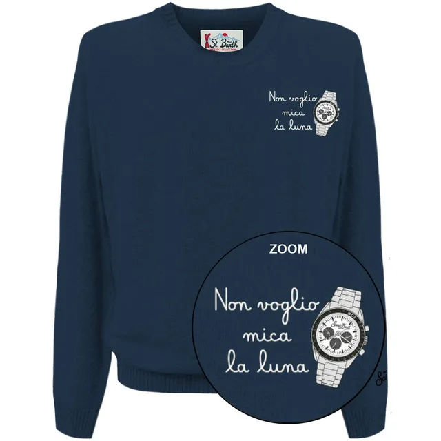 MC2 Saint Barth Heron Light Embry 02930M Maglione Lana Navy