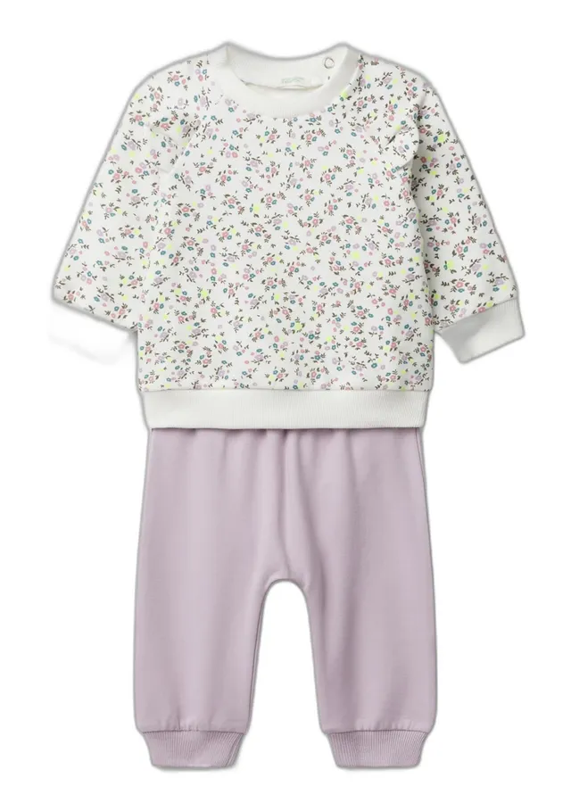 Benetton Felpe e Tute completo 3QGXAK01B tuta bianco 164