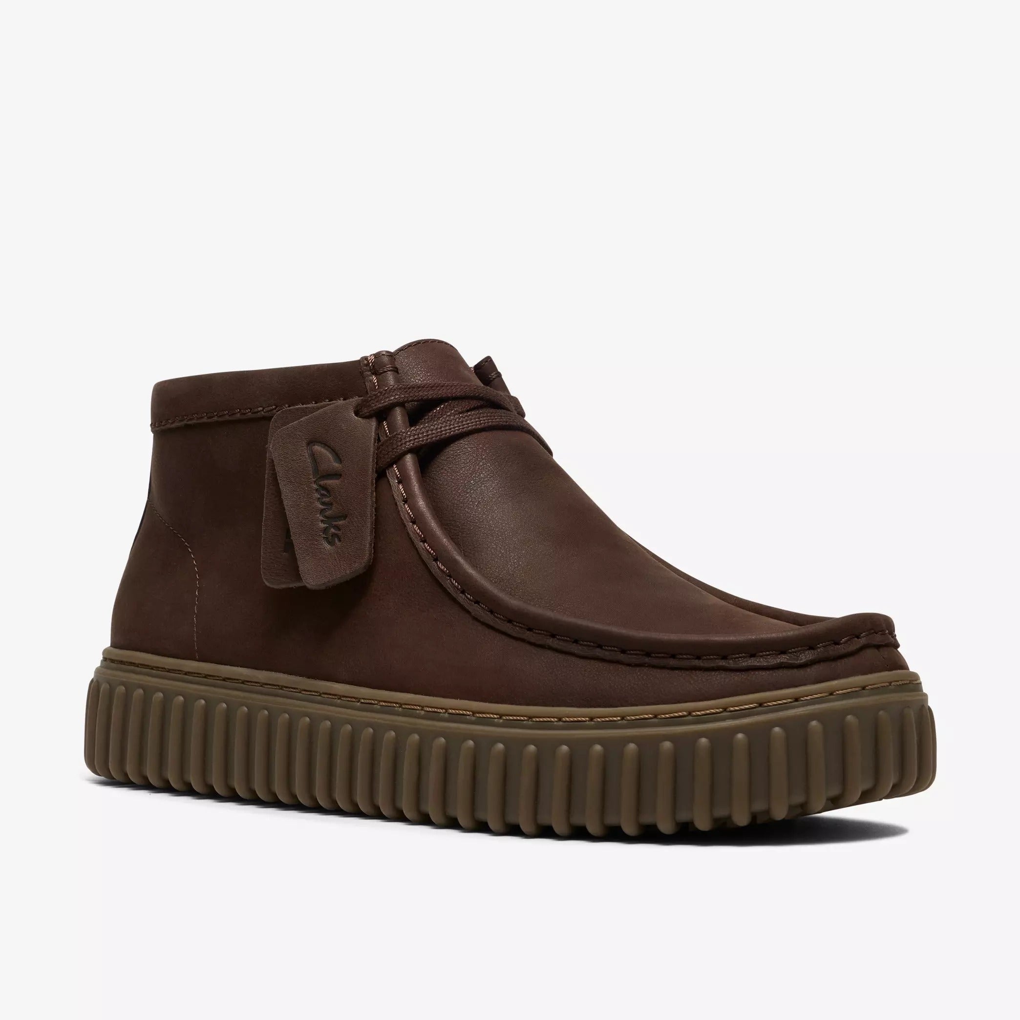 Clarks Torhill Hi 26327242 scarpa uomo brown pelle