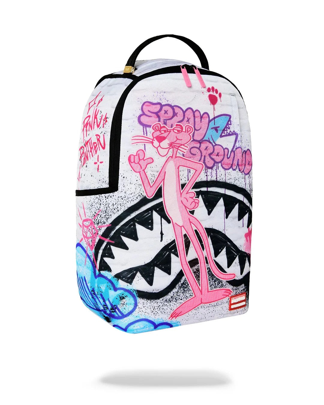 Sprayground Pink Panther Graff zaino bianco multicolor laptop