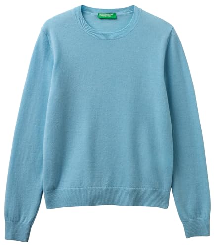 Benetton Maglia Girocollo Donna Lana Merino
