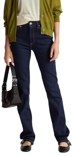 Benetton Pantaloni Denim Bootleg Donna Stretch 5 Tasche