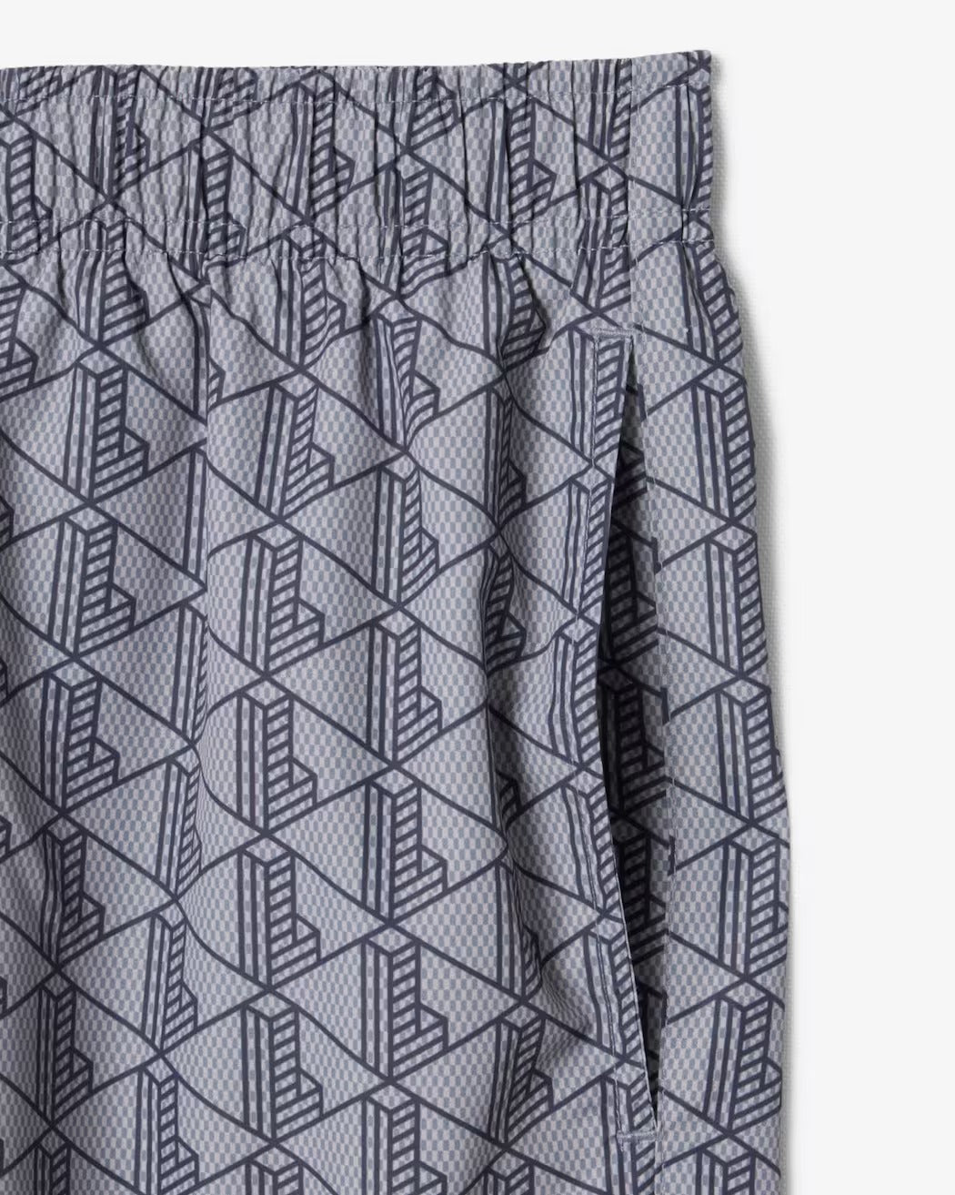 Lacoste MH9086 costume boxer uomo Gris Fonce jacquard