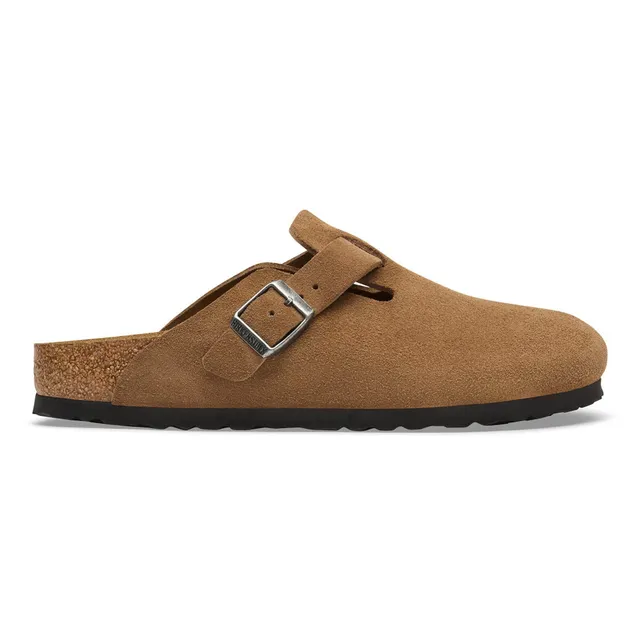 Birkenstock Boston 1032795 ciabatta Dark Tea suede
