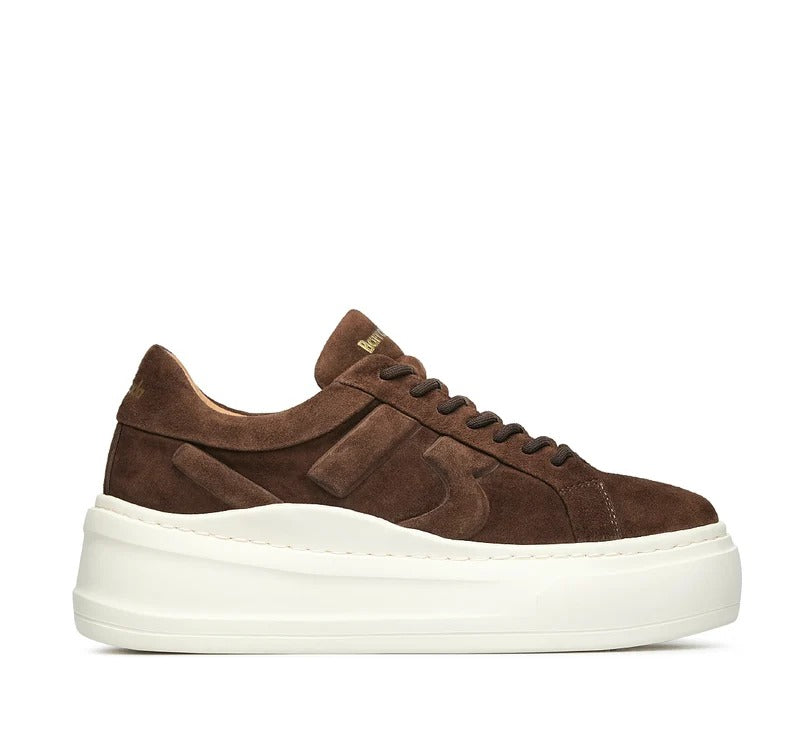 Barracuda Mary Lou BD1625 Sneakers Donna Marrone Camoscio
