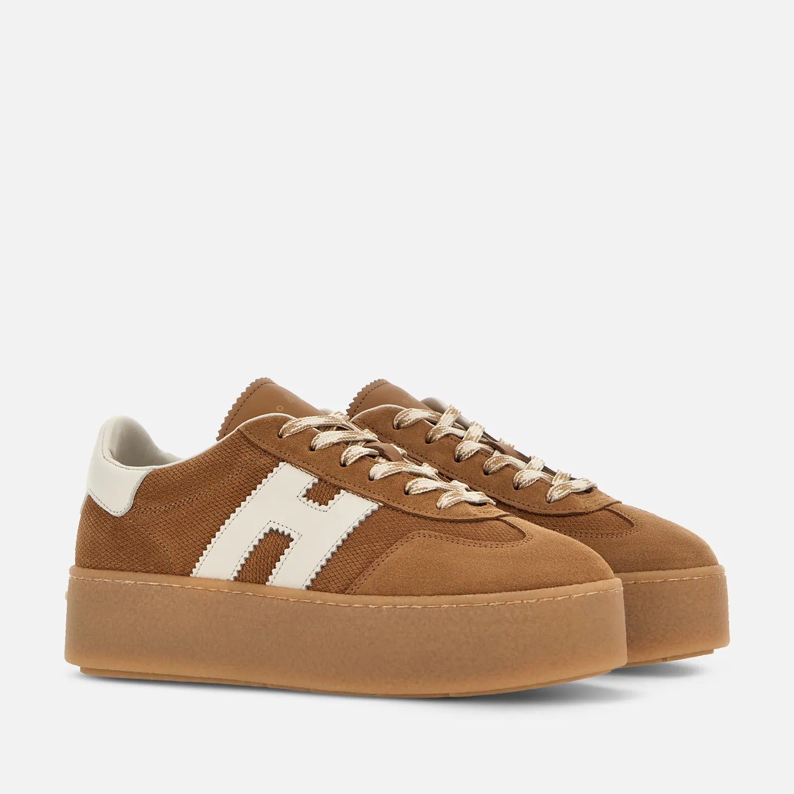 HOGAN Cool HXW6980FB60UX Sneaker Donna Marrone Scamosciata