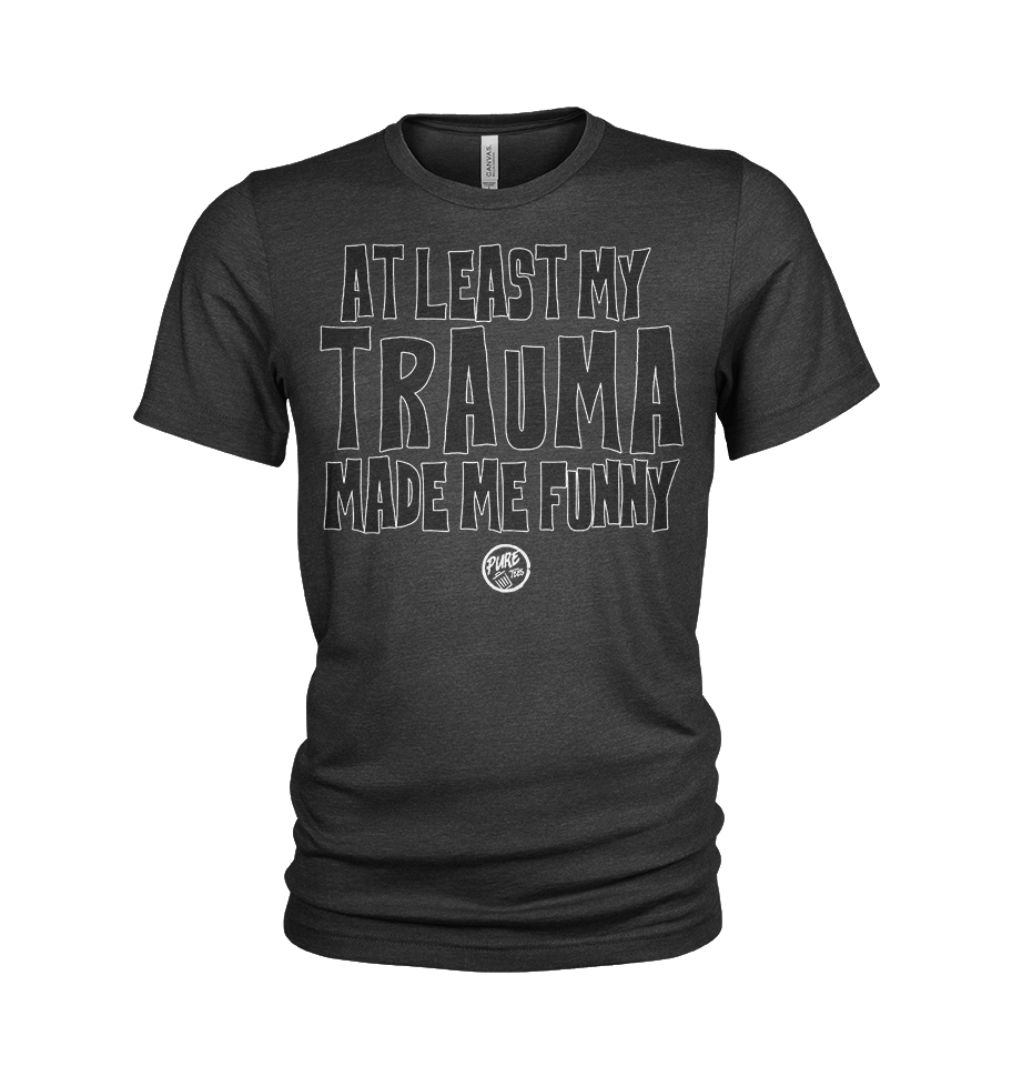 Pure Trash Trauma Funny maglietta manica corta vintage