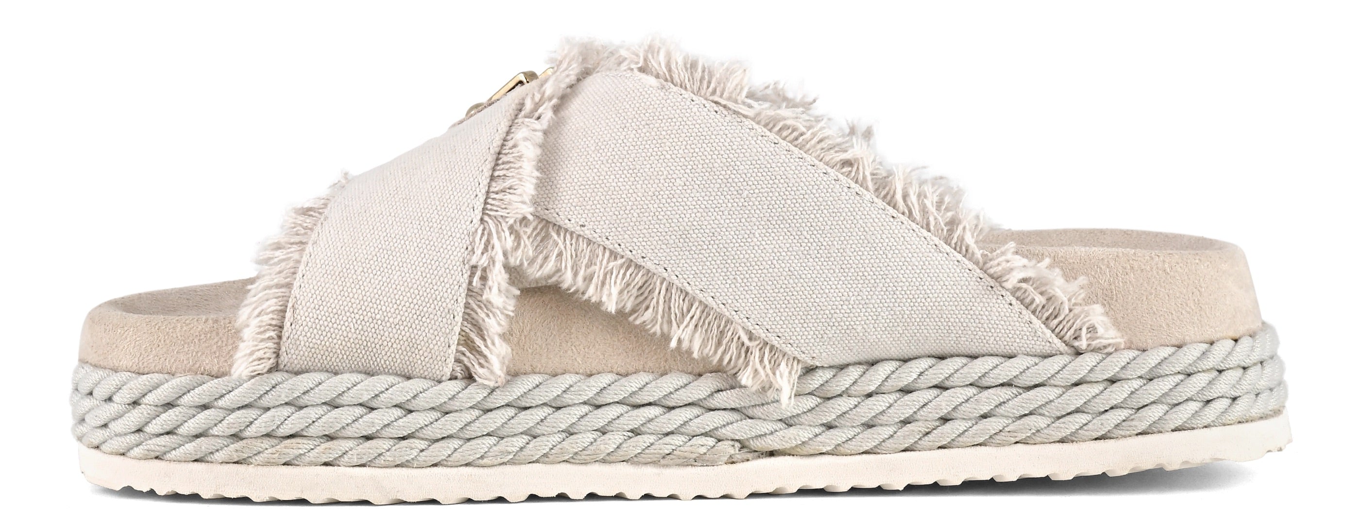Mou Criss Cross SW451005K Sandalo Canvas Beige