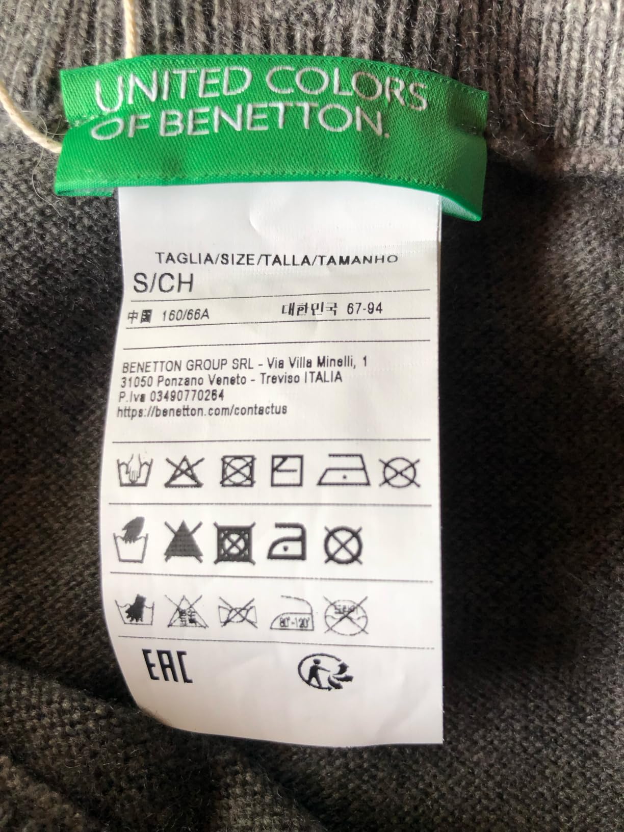 Benetton Gonne gonna donna sotto ginocchio con elastico