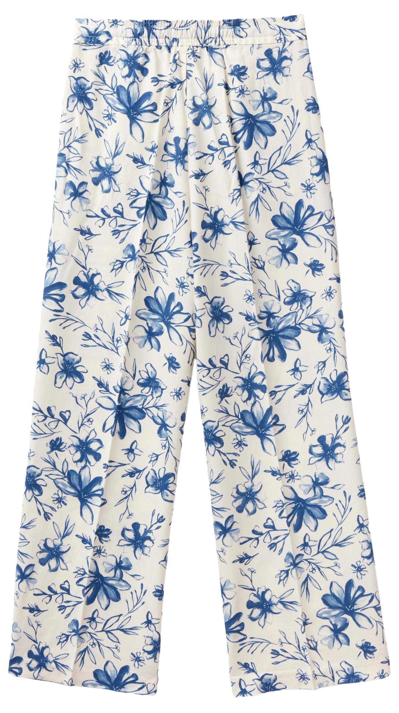 Benetton 43nbdf02s Pantalone Donna XXS Blu viscosa