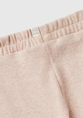 Benetton Pantaloni Bimba Felpa Lurex Balloon Taglia 68