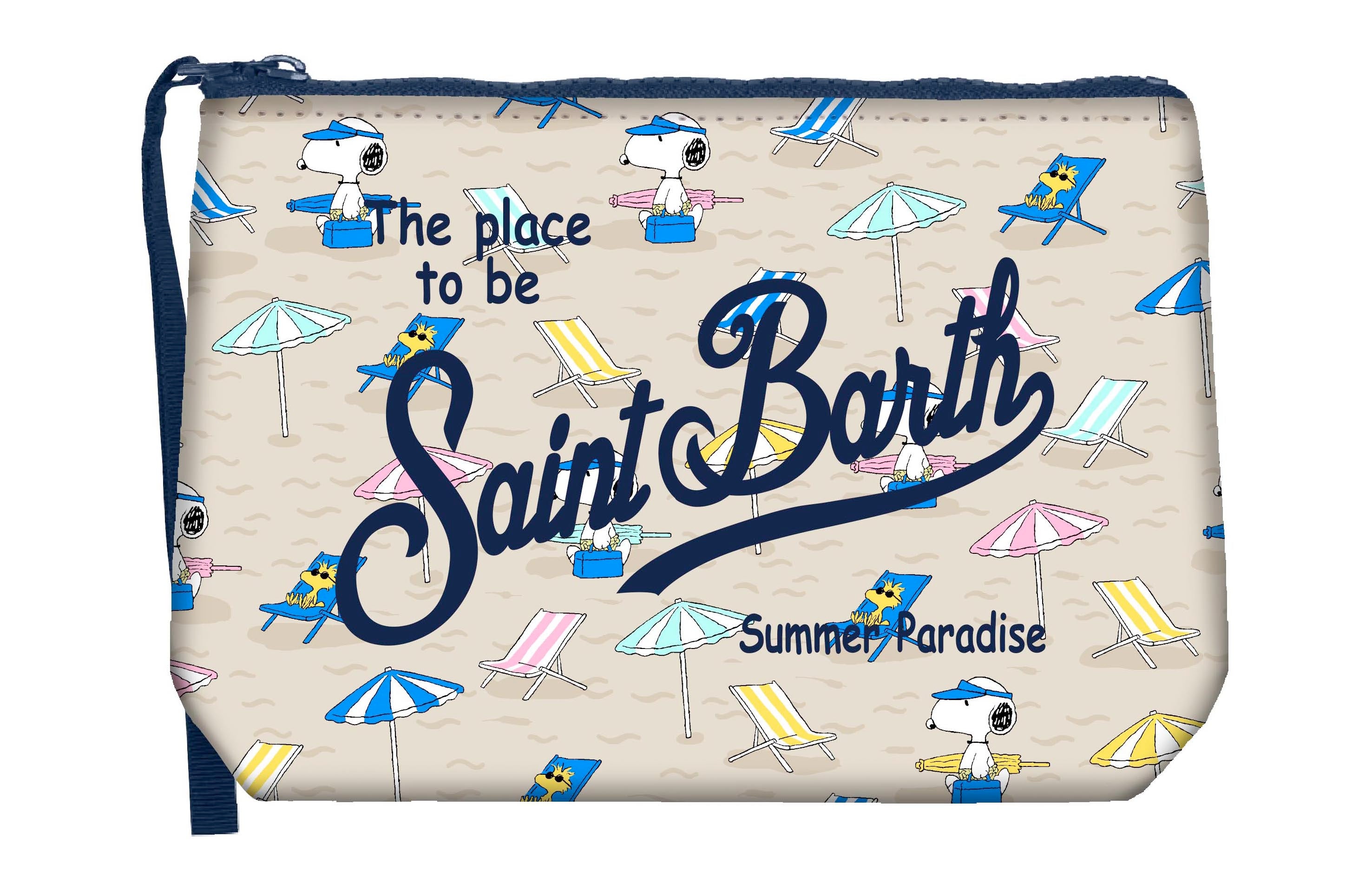 MC2 Saint Barth Aline 00592L pochette Snoopy Relax beige