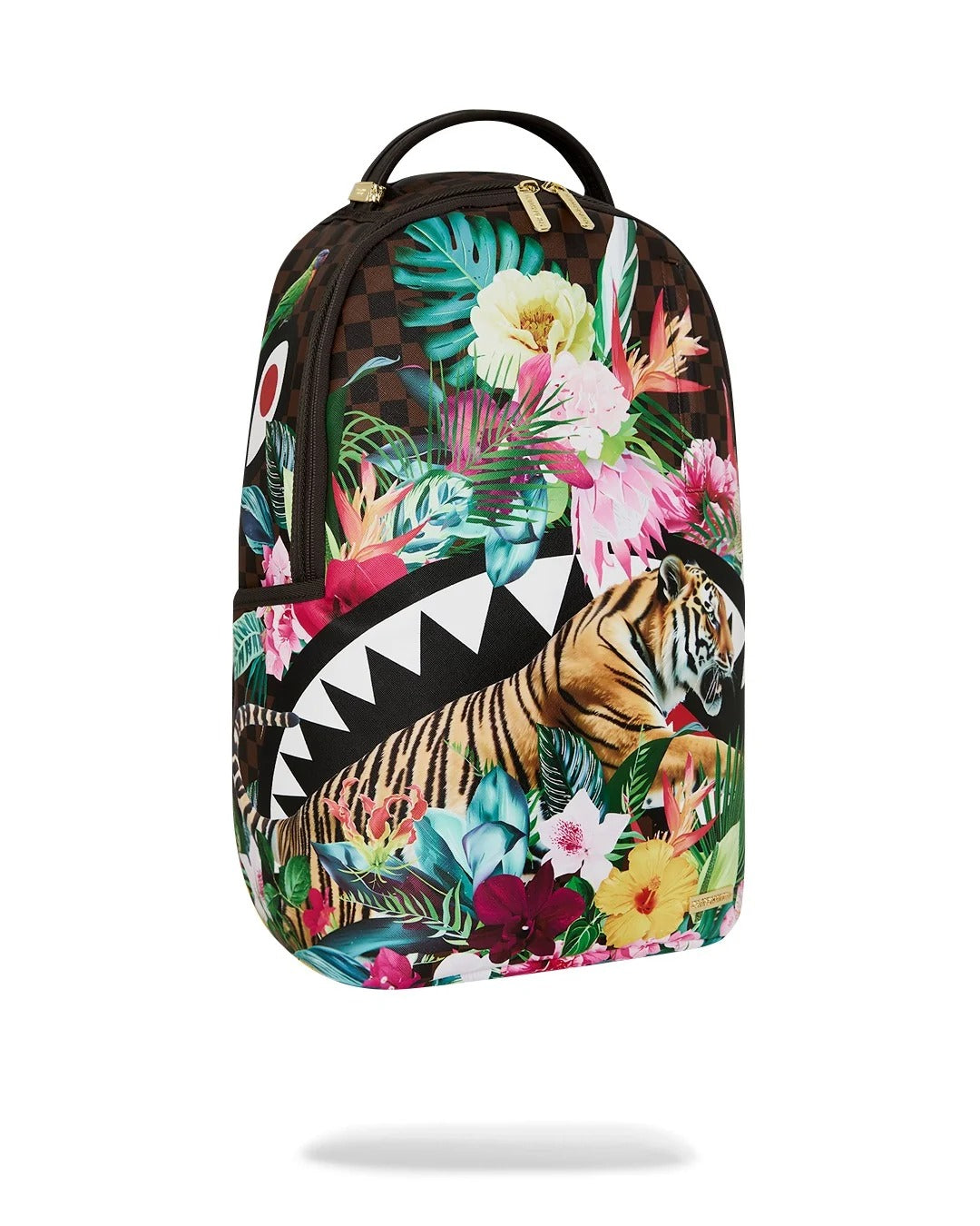 Sprayground Flowering Jungle Shark zaino marrone multicolor