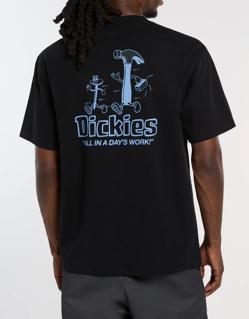 Dickies Fairlawn DK0A88GE T-Shirt Uomo Nero Cotone