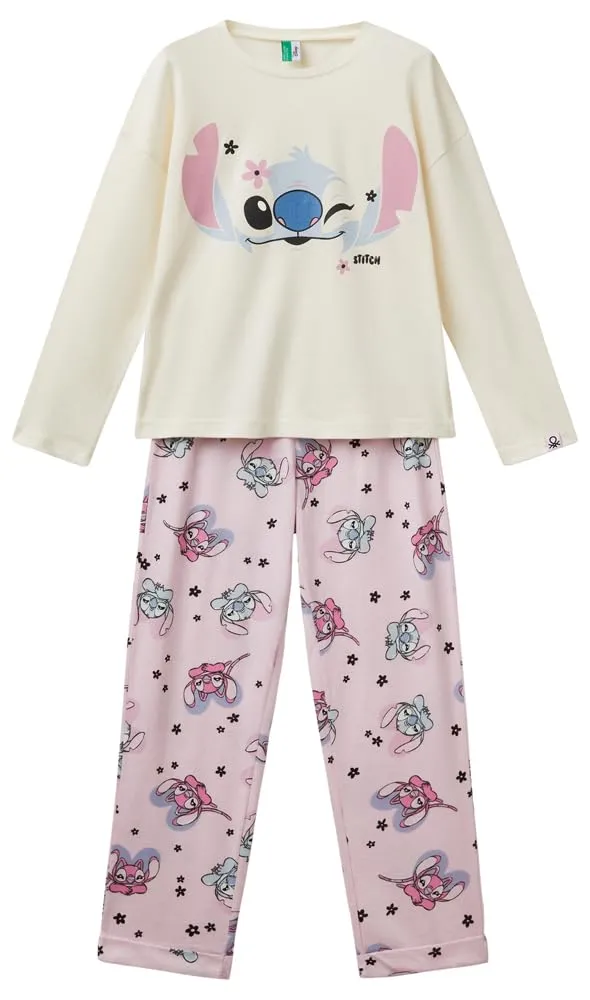 United Colors of Benetton 3Y5E0P08E pigiama bambina XXS viscosa