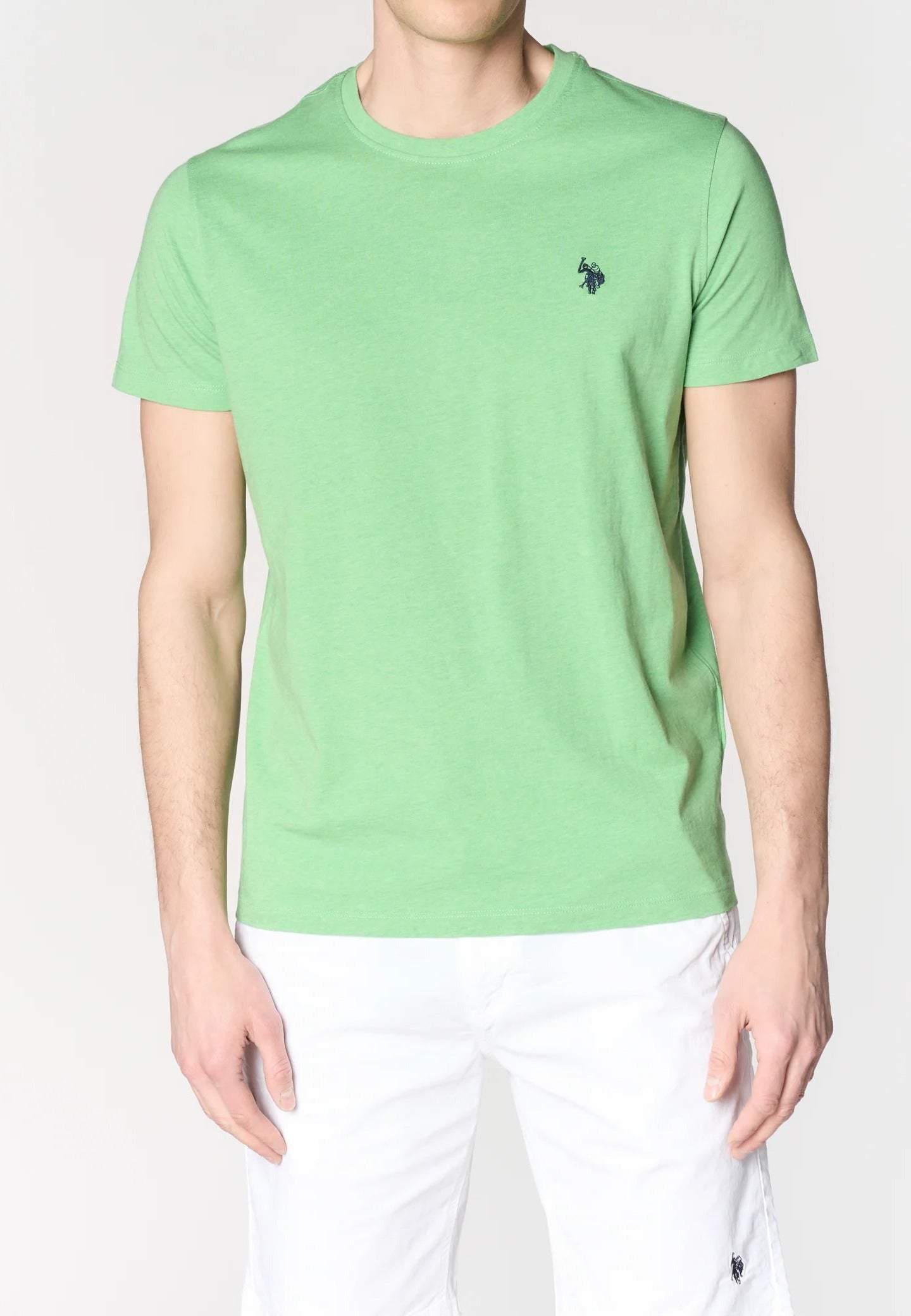 U.S. Polo ASSN. Micky US43154036 t-shirt verde menta cotone