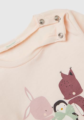 Benetton T-Shirt M/L Maglietta Neonato Jersey Caldo