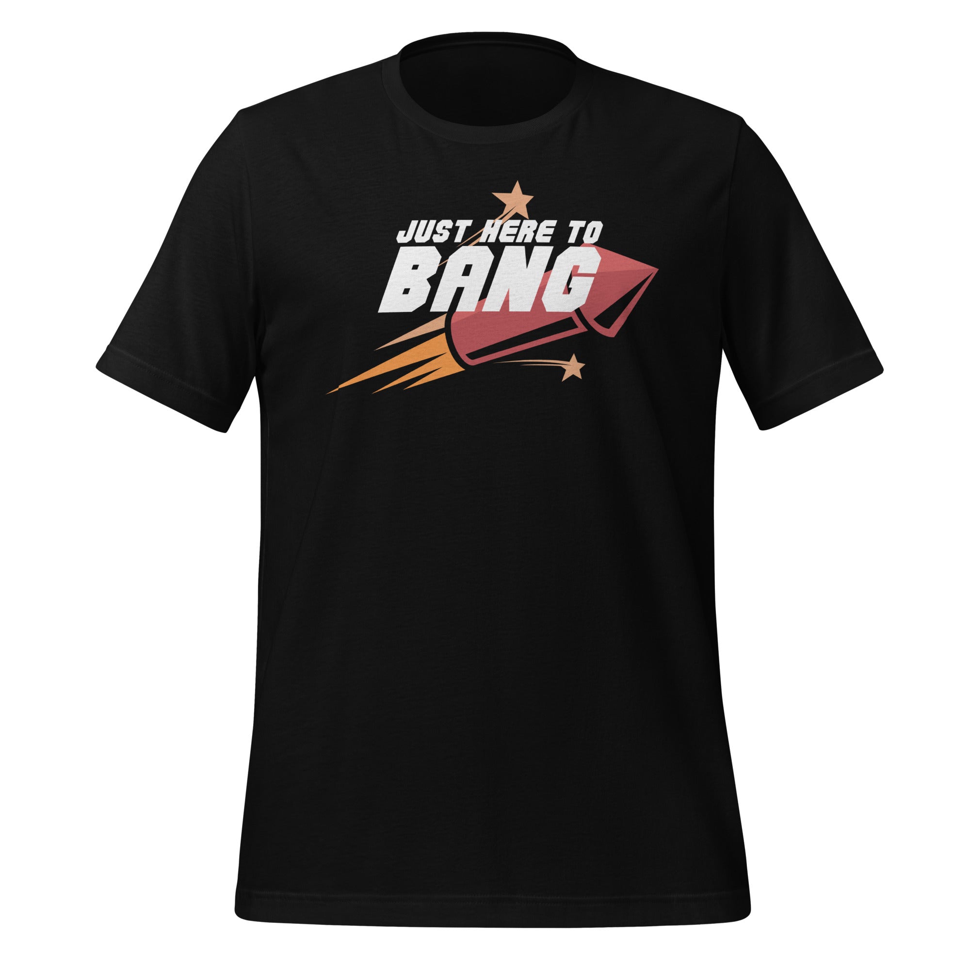 Pure Trash Just Here To Bang T-shirt uomo cotone Black Heather